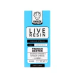 French Dexter - Live Resin 1ml Etched Vape Cartridge