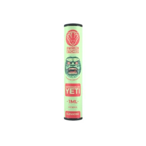 1ml Watermelon Yeti Etched Vape Cartridge